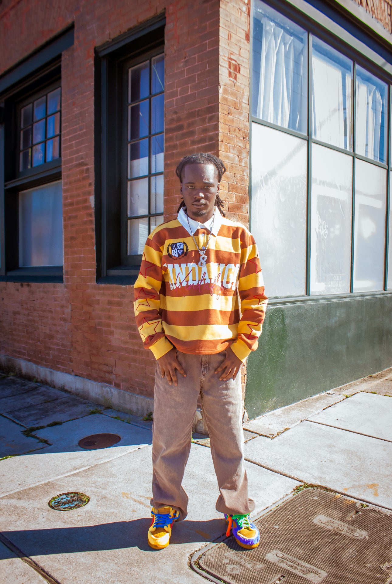 KINDAHIGH Rugby – Striped Polo