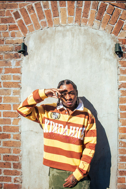 KINDAHIGH Rugby – Striped Polo